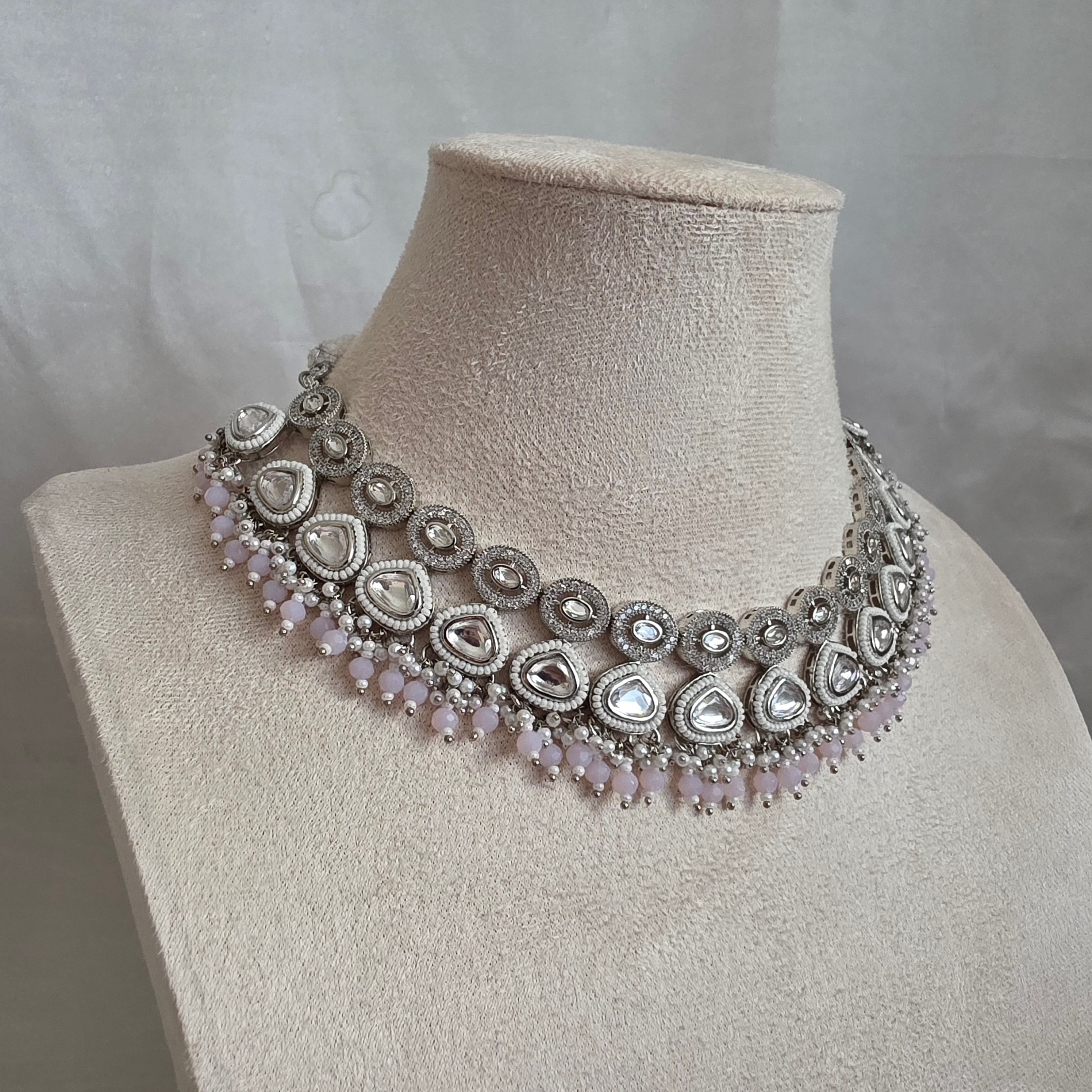 ZAHA Necklace set SLVR