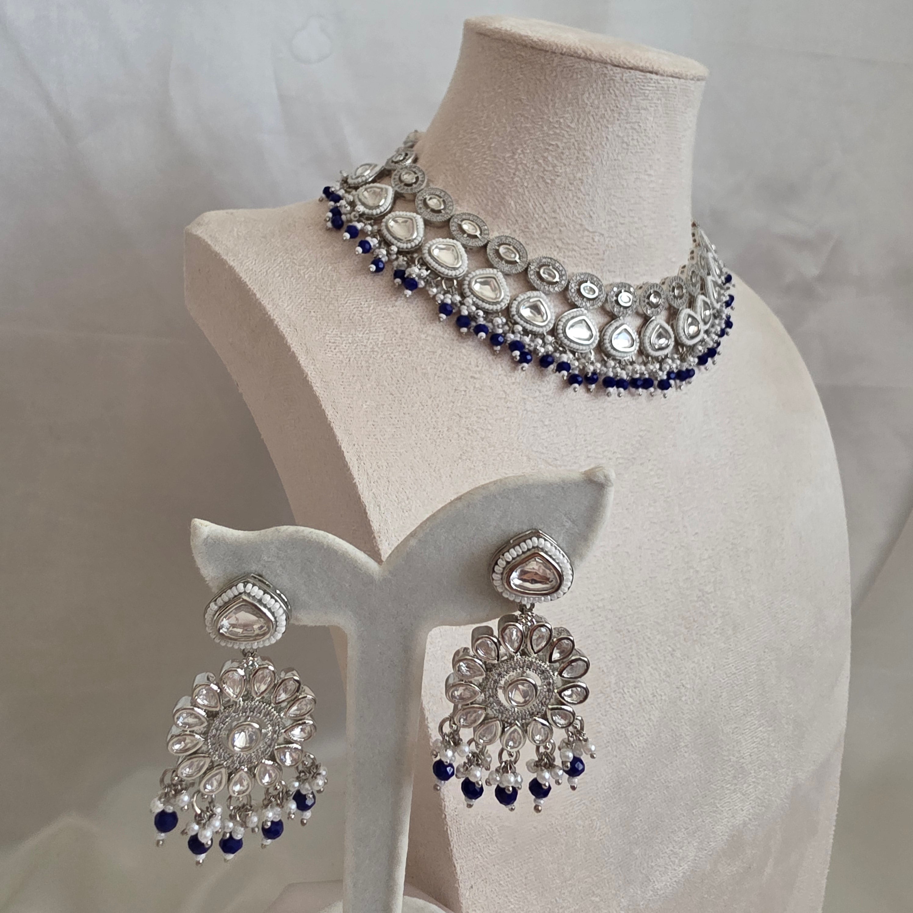 ZAHA Necklace set SLVR