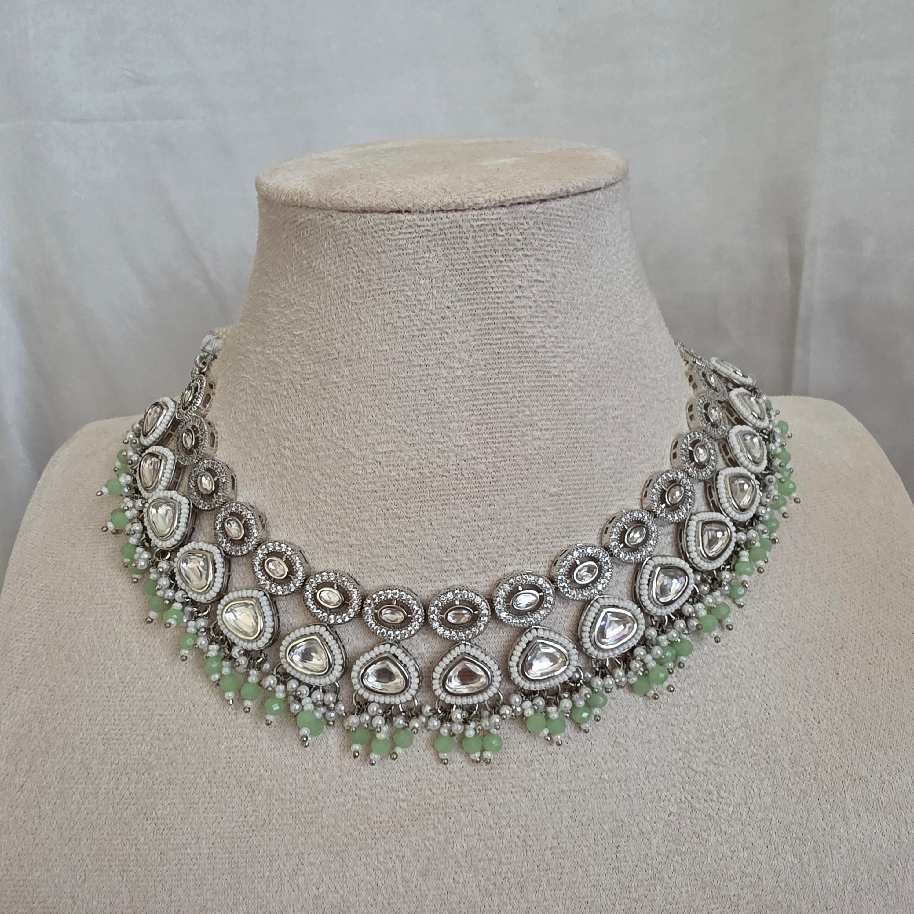 ZAHA Necklace set SLVR