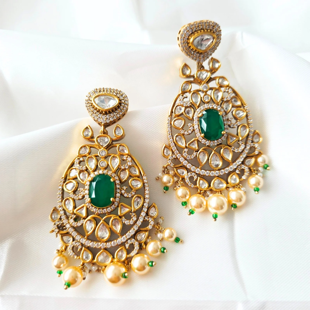 AYSH KUNDAN EARRINGS