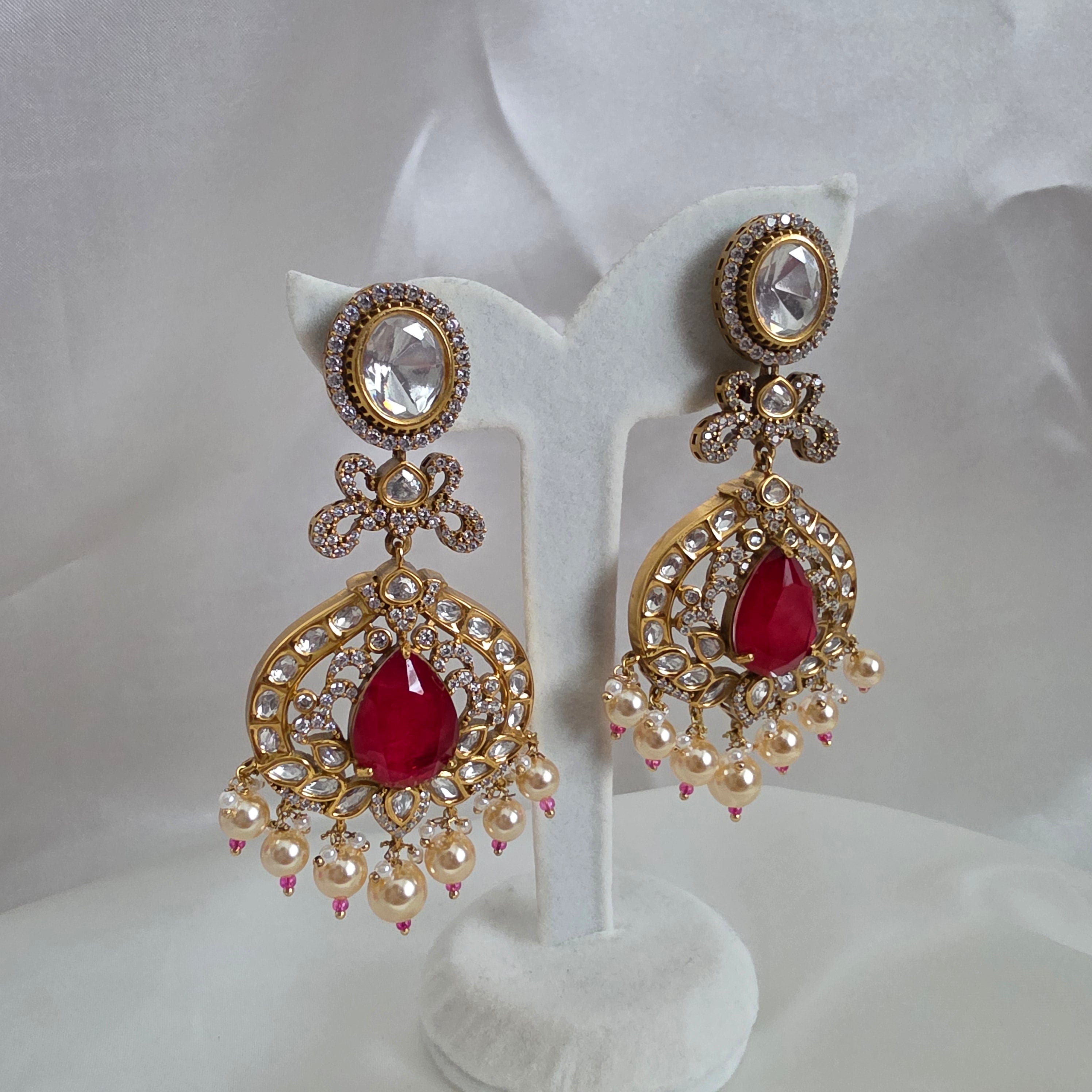 Kundan earrings 004
